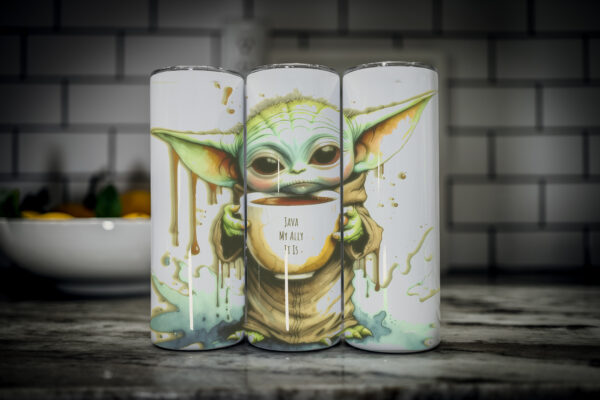 Baby Yoda (Grogu) 20 Oz 304 Stainless Steel Tumbler